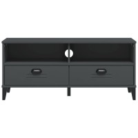 vidaXL TV Stand VIKEN Anthracite Gray Engineered Wood