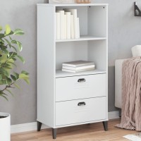 vidaXL Bookcase VIKEN White 23.6