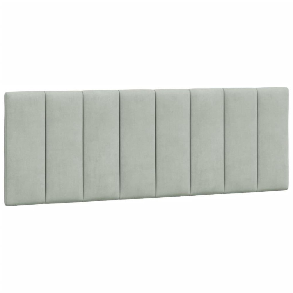 vidaXL Headboard Cushion Light Gray 53.9