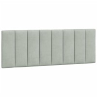 vidaXL Headboard Cushion Light Gray 53.9