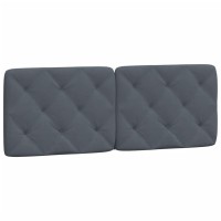 vidaXL Headboard Cushion Dark Gray 53.9