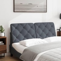 vidaXL Headboard Cushion Dark Gray 53.9