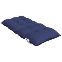 vidaXL Lowback Chair Cushions 4 pcs Navy Blue Oxford Fabric