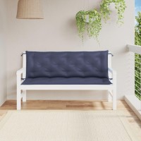 vidaXL Garden Bench Cushions 2pcs Navy Blue 59.1