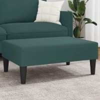 vidaXL Footstool Dark Green 30.3