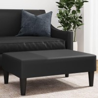 vidaXL Footstool Black 30.3