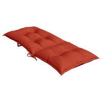 vidaXL Highback Chair Cushions 4 pcs Melange Red 47.2