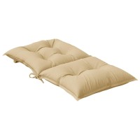 vidaXL Lowback Chair Cushions 6 pcs Melange Beige 39.4