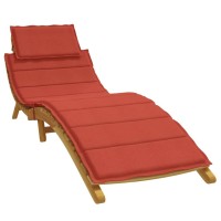 vidaXL Sun Lounger Cushion Melange Red 73.2
