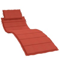 vidaXL Sun Lounger Cushion Melange Red 73.2