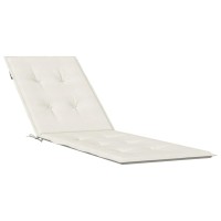 vidaXL Deck Chair Cushion Melange Cream (29.5