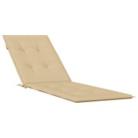 vidaXL Deck Chair Cushion Melange Beige (29.5