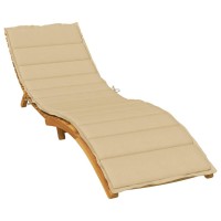 vidaXL Sun Lounger Cushion Melange Beige 78.7