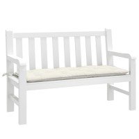 vidaXL Garden Bench Cushion Melange Cream 47.2