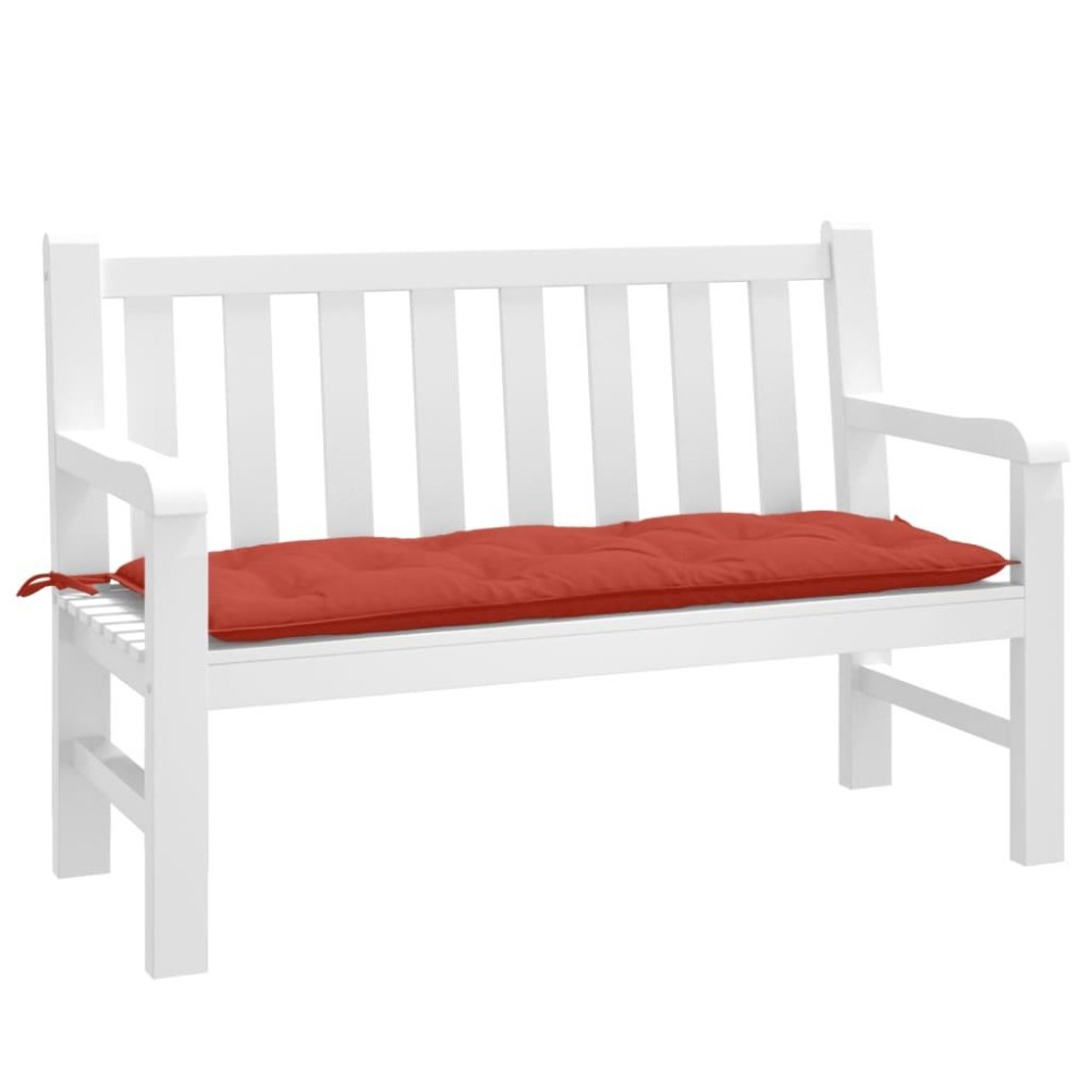 vidaXL Garden Bench Cushion Melange Red 47.2