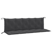 vidaXL Garden Bench Cushions 2 pcs Melange Anthracite 70.9