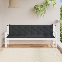 vidaXL Garden Bench Cushions 2 pcs Melange Anthracite 78.7