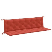 vidaXL Garden Bench Cushions 2 pcs Melange Red 78.7