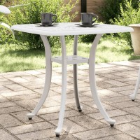 vidaXL Patio Table White 20.9