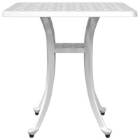 vidaXL Patio Table White 20.9