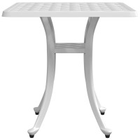 vidaXL Patio Table White 20.9