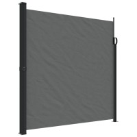 vidaXL Retractable Side Awning Anthracite 78.7
