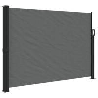 vidaXL Retractable Side Awning Anthracite 55.1