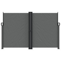 vidaXL Retractable Side Awning Anthracite 63