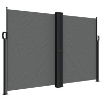 vidaXL Retractable Side Awning Anthracite 63
