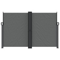 vidaXL Retractable Side Awning Anthracite 63