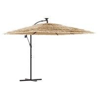 vidaXL Garden Parasol with Steel Pole Brown 105.9