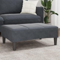 vidaXL Footstool Dark Gray 30.3