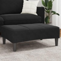 vidaXL Footstool Black 30.3