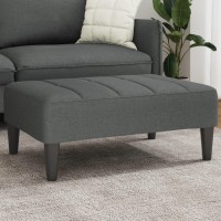 vidaXL Footstool Dark Gray 30.3