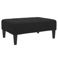 vidaXL Footstool Black 30.3