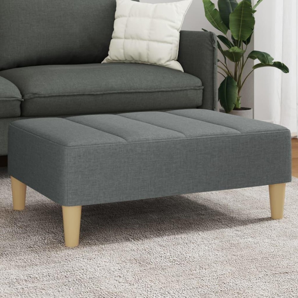 vidaXL Footstool Dark Gray 30.3