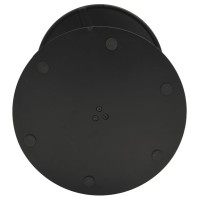 vidaXL Patio Table Round Black 脴23.6