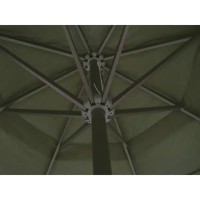 vidaXL Parasol Green Aluminum 196.9