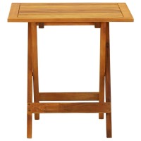 Vidaxl Bistro Table 18.1X18.1X18.5 Solid Acacia Wood