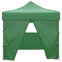 vidaXL Green Foldable Tent 9.8'x9.8' with 4 Walls