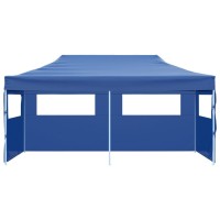 vidaXL Blue Foldable Pop-up Party Tent 9.8'x19.7'