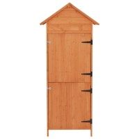 Vidaxl Patio Storage Cabinet Brown 31.1X19.3X74.8