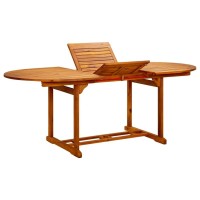 Vidaxl Patio Table 78.7X39.4X29.5 Solid Acacia Wood