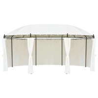 vidaXL Gazebo Cream White 208.7