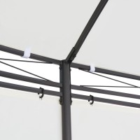 vidaXL Gazebo Cream White 208.7