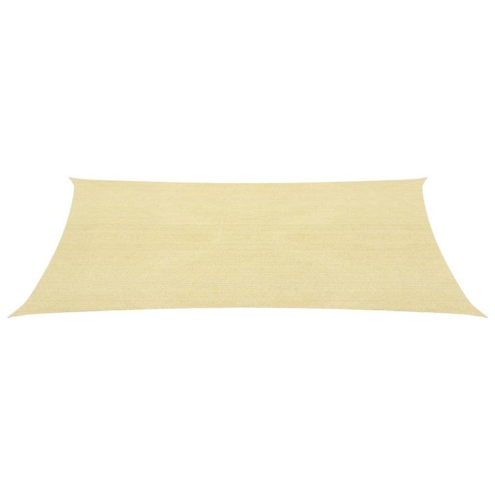 vidaXL Sunshade Sail HDPE Square 11.8'x11.8' Beige