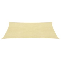 vidaXL Sunshade Sail HDPE Square 11.8'x11.8' Beige