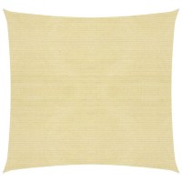 vidaXL Sunshade Sail HDPE Square 11.8'x11.8' Beige