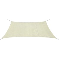 vidaXL Sunshade Sail HDPE Rectangular 6.6'x13.1' Cream