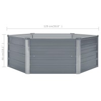 vidaXL Raised Garden Bed 50.8